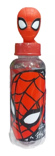 Botella Con Tapa 3d Spiderman 560 Ml Plastico Cabeza