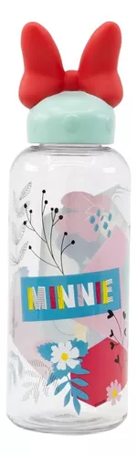 Botella Con Tapa 3d Minnie 560 Ml Plastico Cabeza