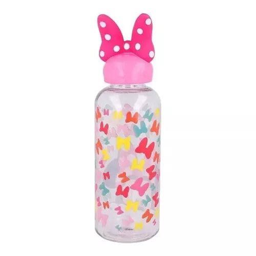 Botella Con Tapa 3d Minnie 560 Ml Plastico Cabeza