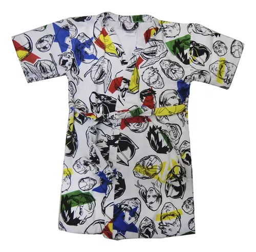 Bata Baño Infantil Algodón Avengers Dohler Original