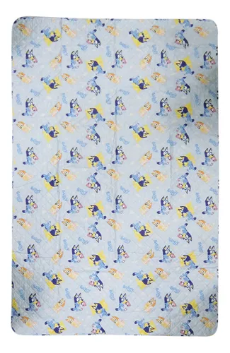 Colcha 1 Plaza Bluey Capitoneada 150x220 Infantil Oficial