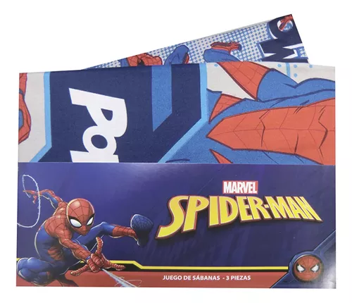 Juego Sábanas 1 Plaza Spiderman Original Y Oficial