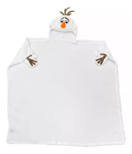 Frazada Infantil Con Capucha Frozen Olaf Original Oficial