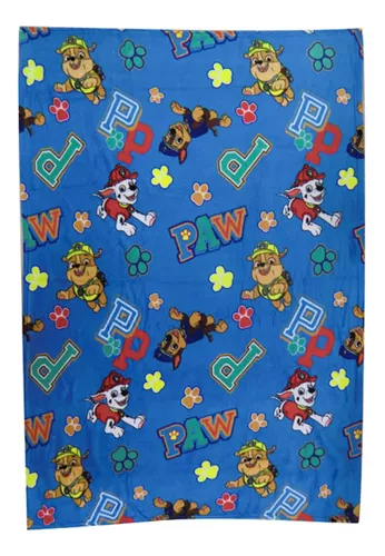 Manta Frazada Infantil Flannel Paw Patrol 120x160 Cm