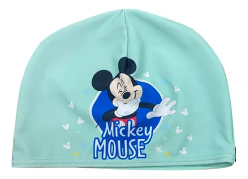 Gorra De Natación De Lycra Mickey Mouse Oficial