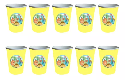 Pack X 10 Vasos Descartables Cotillón Dinosaurios