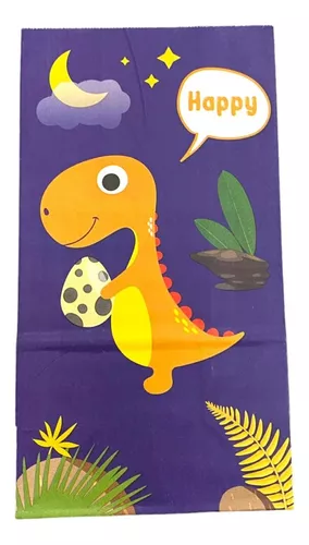 Pack 12 Bolsas Sin Asa Sorpresita 24x13 Cm Dinosaurios