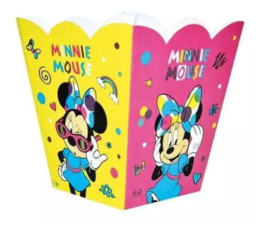 Pack X 6 Cajas Pochocleras Minnie Original Cotillón