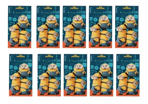 Pack X 10 Bolsas Sorpresitas Minions Original Cotillón