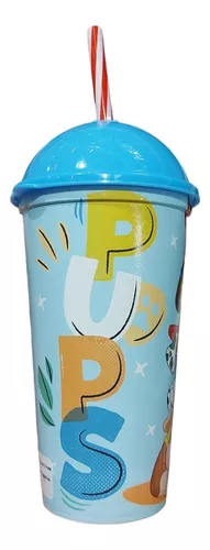 Vaso Plástico Milkshake Con Pajita 500 Ml Paw Patrol