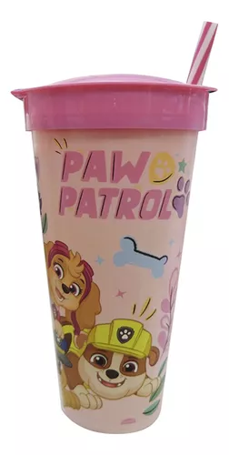 Vaso Plástico 2 En 1 Pote 220 Ml Vaso 540 Ml Paw Patrol