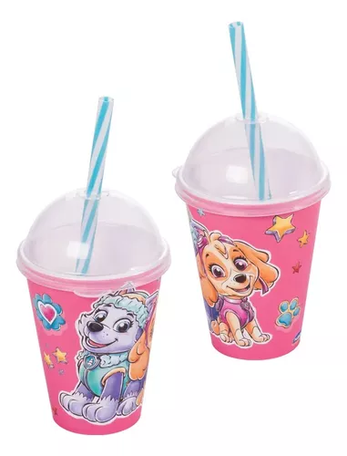 Vaso Plástico Milk Shake 280 Ml Paw Patrol Patrulla Canina