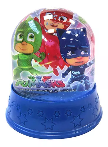 Bola De Nieve Pj Masks 8 X 8 Cm Para Navidad O Decoración