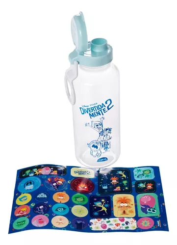 Botella Plastica Fun Intensamente 600 Ml Con Stickers