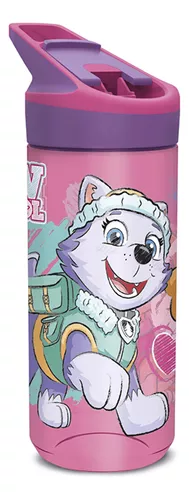 Botella Tristán Paw Patrol 620ml Con Pajita Mango Skye