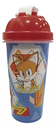 Vaso / Botella Milkshake 580ml Plástico Sonic Sega