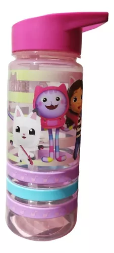 Botella Vaso Pp 500 Ml Goma Eva La Casa De Muñecas De Gabby