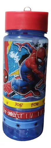 Botella Vaso Pp 500 Ml Goma Eva Spiderman Marvel Avengers