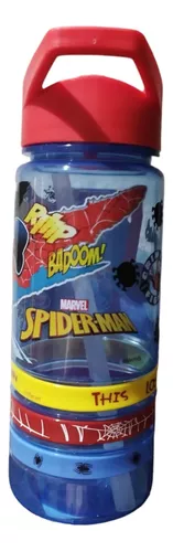 Botella Vaso Pp 500 Ml Goma Eva Spiderman Marvel Avengers