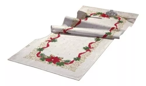 Mantel Sendero De Mesa 35 X 100 Navidad Año Nuevo Navideño