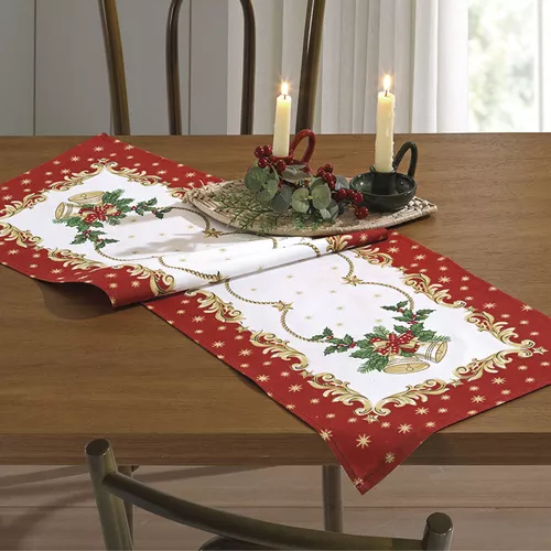 Mantel Sendero De Mesa 35 X 100 Navidad Año Nuevo Navideño