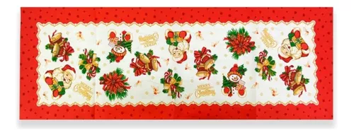 Mantel Sendero De Mesa 35 X 100 Navidad Año Nuevo Navideño