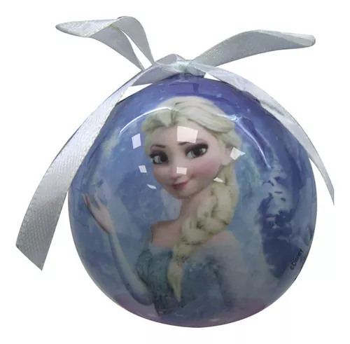 Chirimbolo Bola Navidad Frozen Elsa 6 Cm Diametro