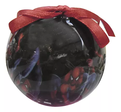 Chirimbolo Bola Navidad Spiderman 6 Cm Diametro