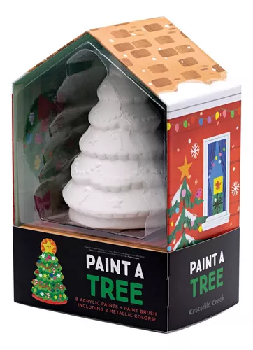 Adorno Navideño Árbol De Navidad Para Pintar Ceramica Pino