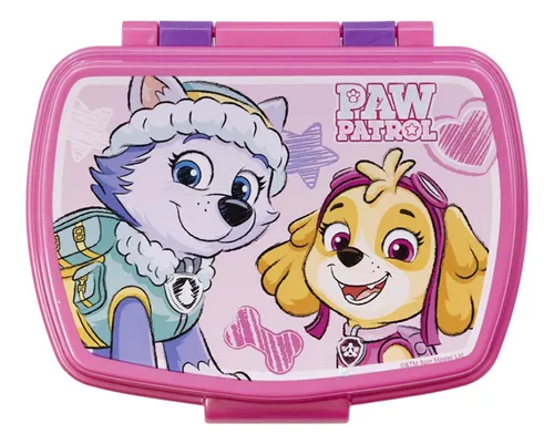 Lonchera Vianda Paw Patrol 18 X 12 X 6 Cm Escolar Plástica