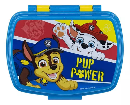 Lonchera Vianda Paw Patrol 18 X 12 X 6 Cm Escolar Plástica