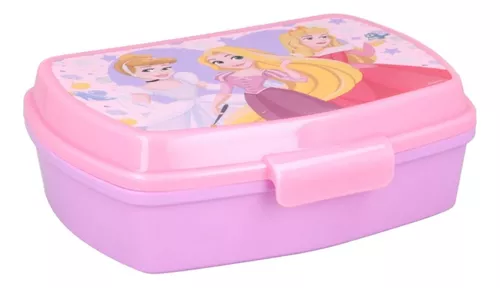 Lonchera Vianda Pricnesas Disney 18x12x6 Cm Escolar Plástica