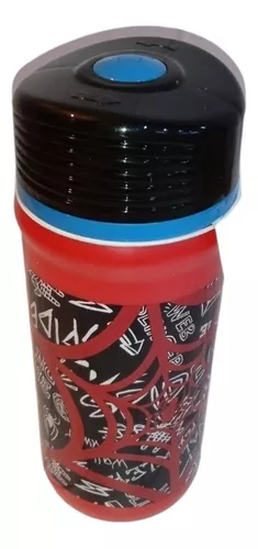 Botella Plástica Spiderman Twister 390 Ml Libre Bpa