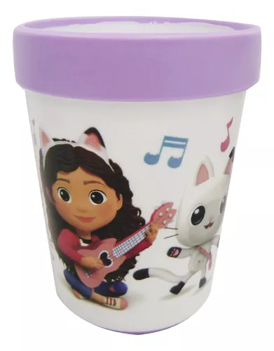 Vaso Plástico Infantil Bicolor Gabby 260 Ml Stor