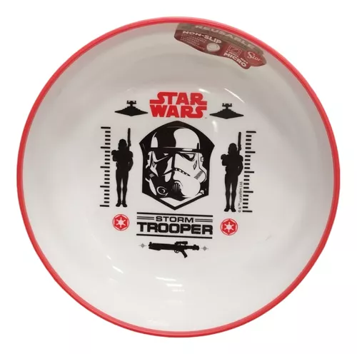 Plato Hondo Bowl Plástico Bicolor Microondas 15cm Star Wars