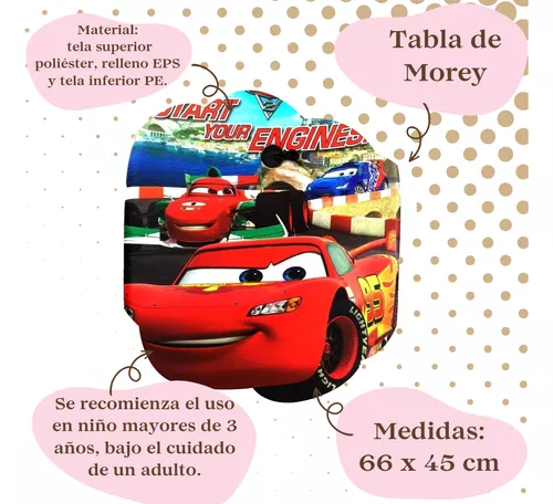 Tabla Morey 66 Cm Cars Disney Original Y Oficial