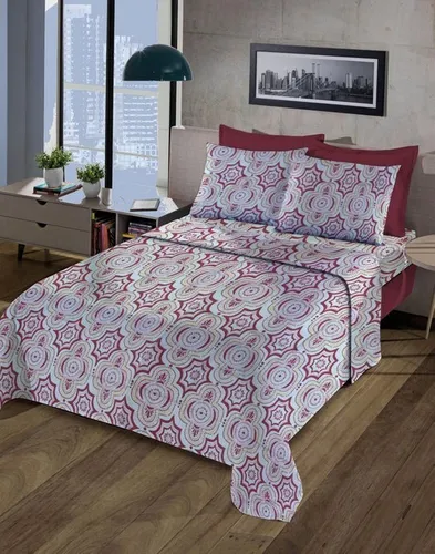 Juego De Sabanas Queen / Somier Richmond Estampadas - S D -