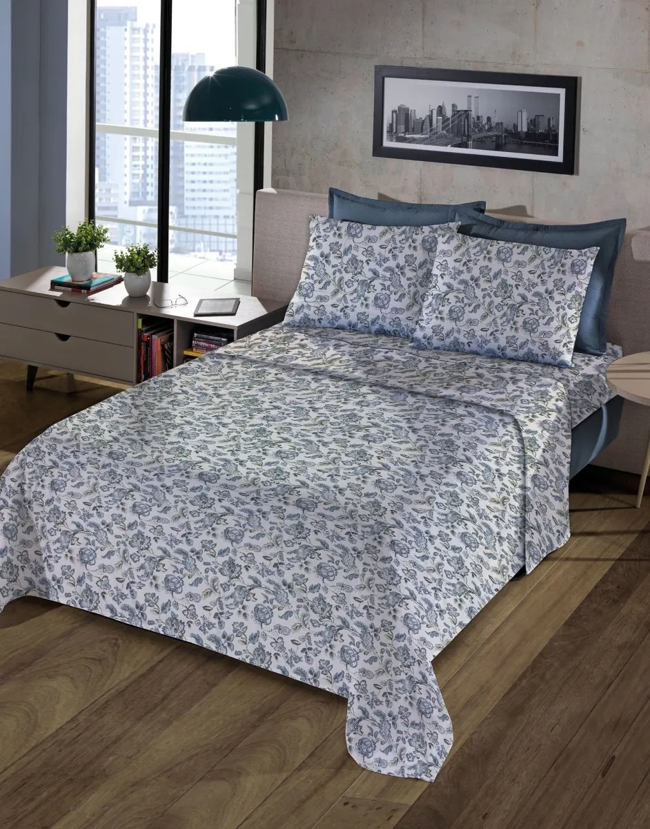 Juego De Sabanas Queen / Somier Richmond Estampadas - S D -