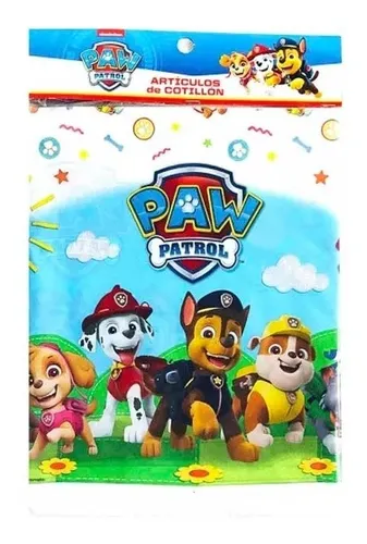 Mantel Infantil 120 X 180 Cm Paw Patrol Original Cotillón