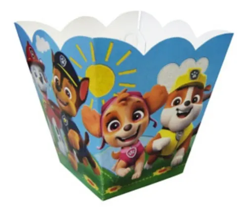 Pack 6 Cajas Pochocleras Paw Patrol Original Cotillón Disney