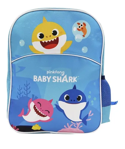 Mochila Infantil Baby Shark Original Y Oficial