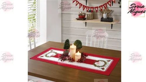 Mantel Sendero De Mesa 35 X 100 Navidad Año Nuevo Navideño