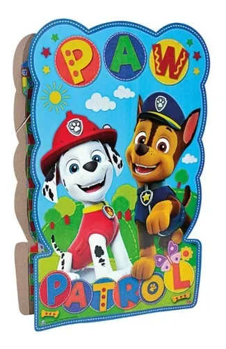 Piñata Grande Paw Patrol Disney Original Y Oficial Cotillón