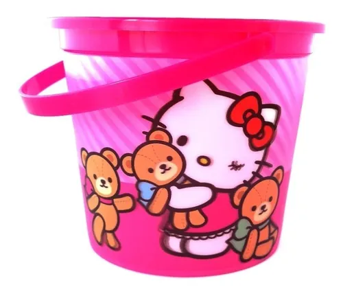 Balde Para Playa 3d Hello Kitty Original Y Oficial - Disney