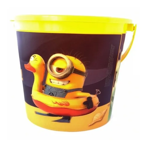 Balde Para Playa 3d Minions Original Y Oficial - Disney