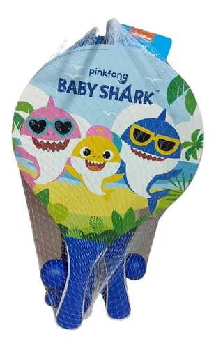 Paletas Para Playa Baby Shark Original Y Oficial