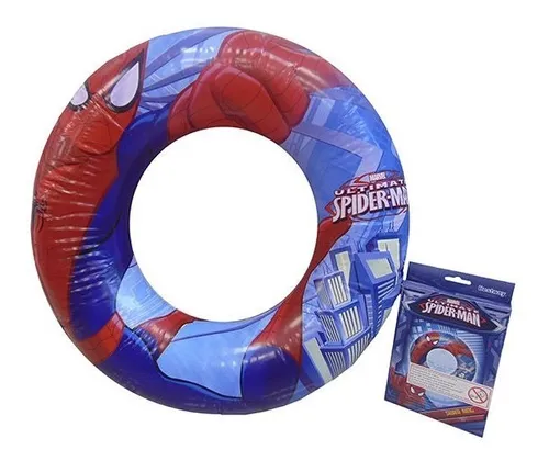 Aro Inflable 50 Cm Diámetro Spiderman Disney Original