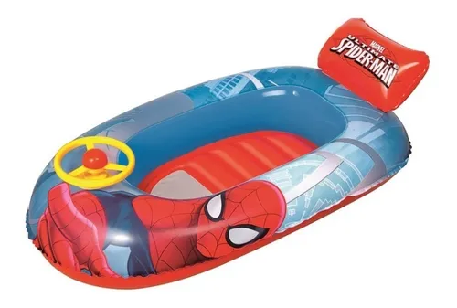 Bote Inflable Raft 112 X 69 Cm Spiderman Original Y Oficial