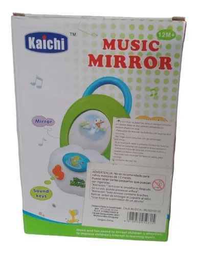 Espejo Musical Juguete Bebes + 12 Meses - Kaichi