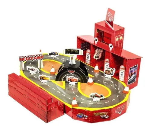 Casita En Caja De Juguete Disney Cars Original Y Oficial